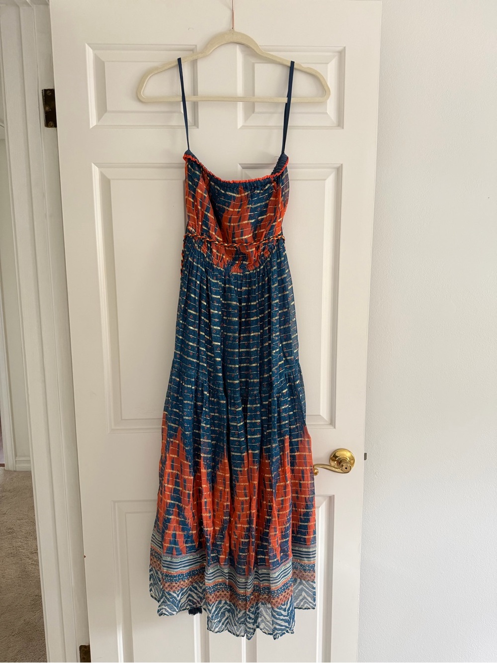 Anthropologie Verb Strapless dress